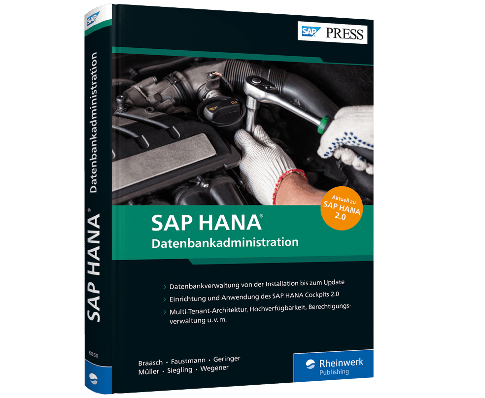 SAP Press Buch: SAP HANA Datenbankadministration vom Rheinwerk Verlag
