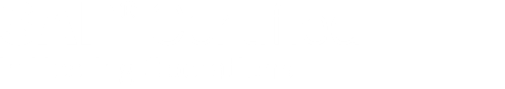 Zertifizierung für SAP Hosting Operations